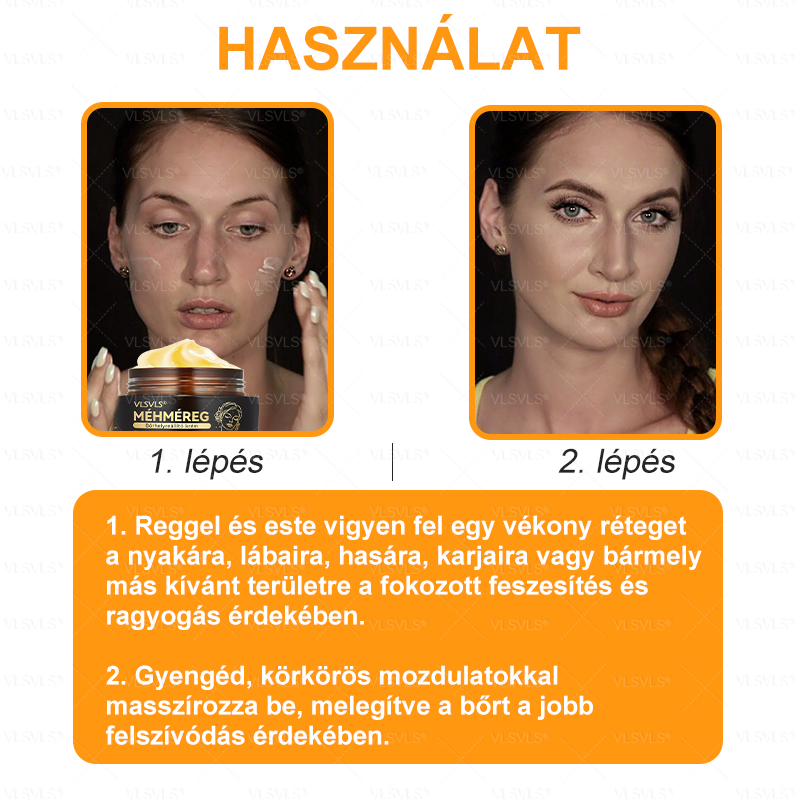 Magyarországról készült és szállított🌸VLSVLS® Méhméreg Bőrfelújító Krém 🔥🔥 UTOLSÓ NAP – 80% KEDVEZMÉNY