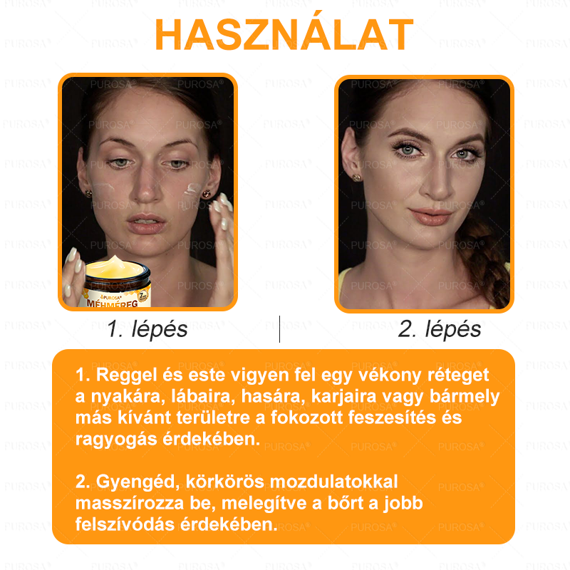 Magyarországról készült és szállított✨🌿PUROSA® Méhméreg Bőrfelújító Krém 🔥 UTOLSÓ NAP – 80% KEDVEZMÉNY🔥